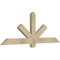 Ekena Millwork Kennewick Rough Sawn Timber Gable Bracket, Douglas Fir, 60"W x 22"H x 2"D x 4"F, 9/12 Pitch GBW060X22X0204KEN00RDF - alternate 3